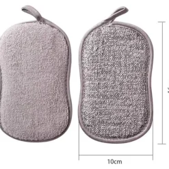 Svampar & Dukar-Set med 8 tvättbara disktrasor i mikrofiber, perfekta för non-stick pannor