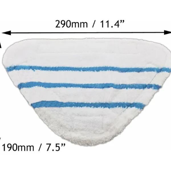 Ångtvättar-Set med 6 tvättbara dynor till Beldray 5 i 1 och 9 i 1 ångrengörare.