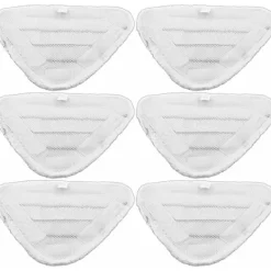 Ångtvättar-Set med 6 tvättbara dynor till Beldray 5 i 1 och 9 i 1 ångrengörare.