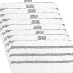 BRONZE Städmoppar-Set om 8 för Black And Decker Fsmp20 Ångmopp för Black Decker Fsm1630, Fsm1616, Fsmh13e5, Fsm1321 [BR]