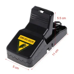 Skadedjur & Insekter-(Set om 4) Stora kraftiga råttfällor - Omedelbar död med kraftfull stålfjäder - Snabb installation - Handfri bortskaffning