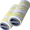Städmaskiner-SHINING HOUSE Lämplig för KARCHER/Karcher FC3D FC5 FC7, handhållen skrubbmaskin torkvalsborste, multi-ytborste, gul valsborste, ett par