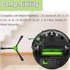 Dammsugare & Tillbehör-Sidoborstar för IRobot Roomba E, I, & J Serien E5, E6, I1, I1+, I3, I3+, I4, I4+, I6, I6+, I7, I7+, I8, I8+, J7, J7+