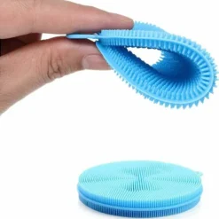 Svampar & Dukar-SiliCone-svamp - 5-pack flerfärgade antibakteriella kökssvampar för rengöring av köksredskap för grönsaker, frukt, livsmedelskvalitet SiliC