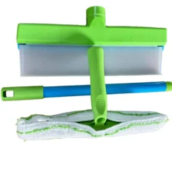 Fönsterrengöring-Silikon Vattenblad Rengöringsset Återanvändbara Glasrengöringsverktyg med Silikonskrapa Mikrofiber Skrubber för Professionell Bilvård (FMY){FY} | Fyndiq