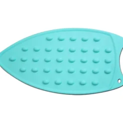 ATELA Strykjärn-Silikonjärnstödsdyna för strykbräda varmbeständig matta (blågrönt)