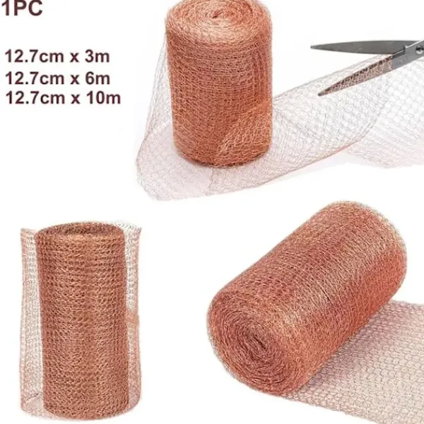 Skadedjur & Insekter-Säkert skydd med rostfritt kopparnät 3M