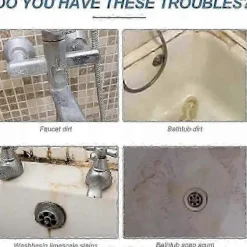 Rengöringsmedel-Skfe Badrumsspray, Skfe Badrumsrengöringsspray, Rengöringsmedel för Svåra Fläckar 1pc