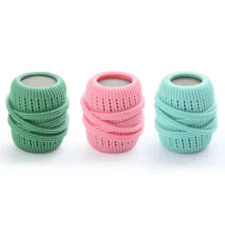 LBSS Tvättillbehör-Sköljmedel Ball Dispenser Återanvändbar mjuka kläder Tvättbollar för tvättmaskin