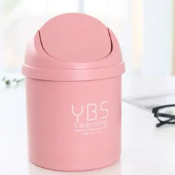 HEET Soptunnor-Skrivbordsminihink, liten papperskorg, hushåll med fack, skrivbord L