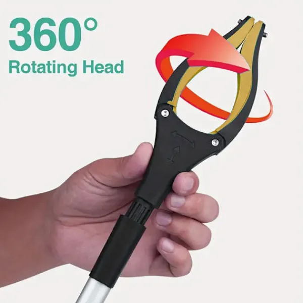 Soptunnor-Skräpplockare, KY-Tech 81 cm skräpplockare för vuxna, hopfällbar gripare med magnet, hjälpmedel för funktionshindrade