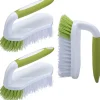 Städmoppar-Skrubbborste, kraftiga skrubbborstar med bekvämt grepp för dusch, badrum, diskho, kök, golvrengöring, 3 st