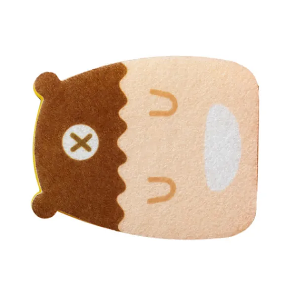 Svampar & Dukar-Skrubbsvamp Rengöringssvamp Dubbelsidig Cartoon Design Mångsidig Köksvamp för Stekpannor Dsih Krukor Björnen