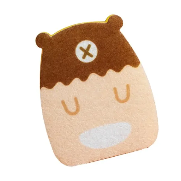 Svampar & Dukar-Skrubbsvamp Rengöringssvamp Dubbelsidig Cartoon Design Mångsidig Köksvamp för Stekpannor Dsih Krukor Björnen