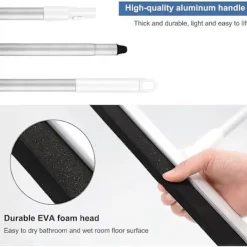Städmoppar-Skumgolvskrapa för våtrum - Justerbar golvskrapa