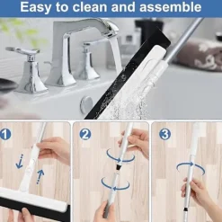 Städmoppar-Skumgolvskrapa för våtrum - Justerbar golvskrapa