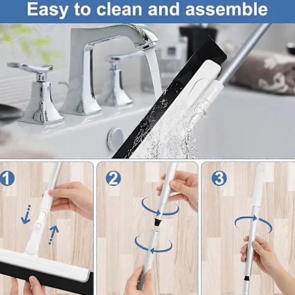 Städmoppar-Skumgolvskrapa för våtrum - Justerbar golvskrapa