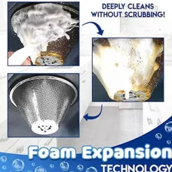 Rengöringsmedel-Skumrengöring, Bubbelrengöring Skumspray