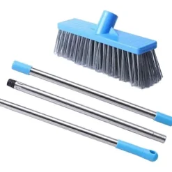 Städmoppar-Skurborste med långt handtag, styv borst, duschrengöringsborste, däckborste