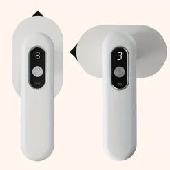 Strykjärn-Sladdlös Handhållen Mini Strykjärn - Portabelt och hopfällbart stryksystem med 90° roterande stryksula och litiumbatteri (ingen kontakt krävs), vit. | Fyndiq