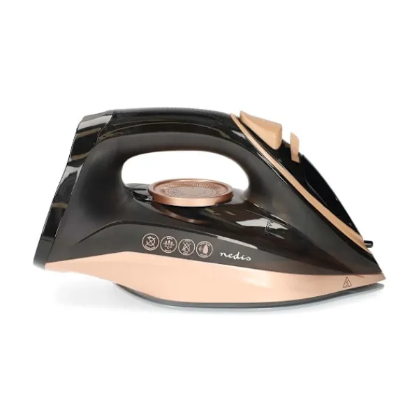 Nedis Strykjärn-Sladdlöst ångstrykjärn, 2200W, keramisk stryksula, 260 ml tank