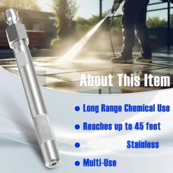 unbranded Högtryckstvättar-Snabbkopplande Munstycke Högtryckstvätt Tillbehör Rostfritt Stål Textur