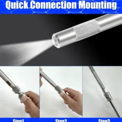 unbranded Högtryckstvättar-Snabbkopplande Munstycke Högtryckstvätt Tillbehör Rostfritt Stål Textur