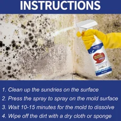 Rengöringsmedel-Snabbverkande Skummande Fläckborttagningsspray Mögelrengörare För Kök Badrum