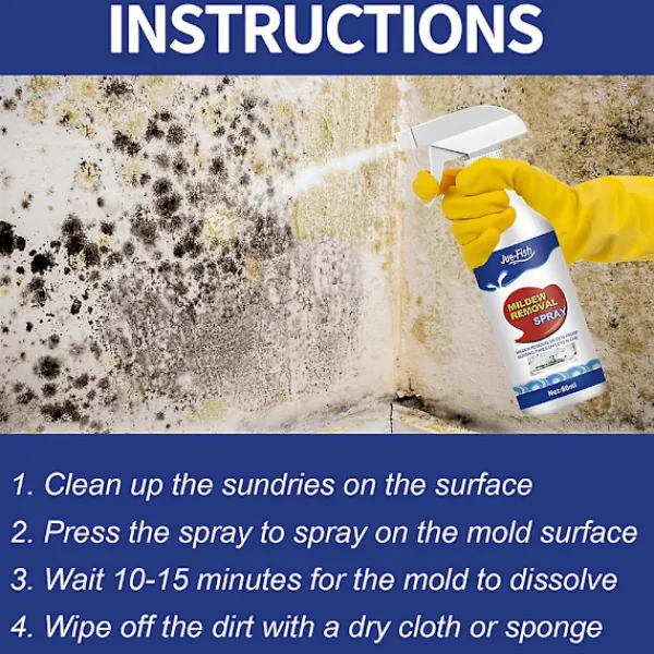 Rengöringsmedel-Snabbverkande Skummande Fläckborttagningsspray Mögelrengörare För Kök Badrum