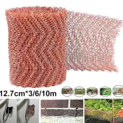 Skadedjur & Insekter-Snigelavvisande kopparnät kopparnät kopparull för skadedjursbekämpning