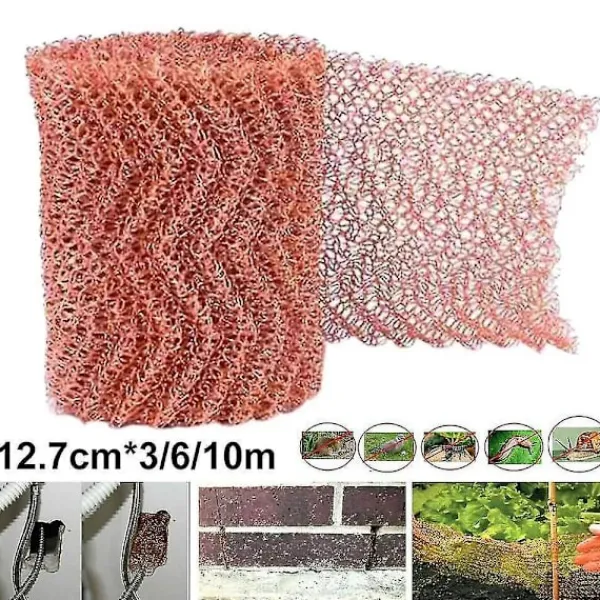 Skadedjur & Insekter-Snigelavvisande kopparnät kopparnät kopparull för skadedjursbekämpning