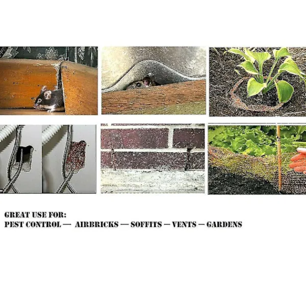 Skadedjur & Insekter-Snigelavvisande kopparnät kopparnät kopparull för skadedjursbekämpning