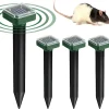 Skadedjur & Insekter-Solcellsbaserad mullvadsavvisare 4-pack