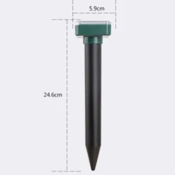 PRYLEX Skadedjur & Insekter-Solcellsdriven Skadedjursskrämma Mot Ormar & Råttor 2-Pack