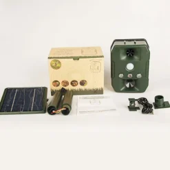 INF Skadedjur & Insekter-Solcellsdriven skadedjursskrämma med ultraljud, rörelsesensor och ljud