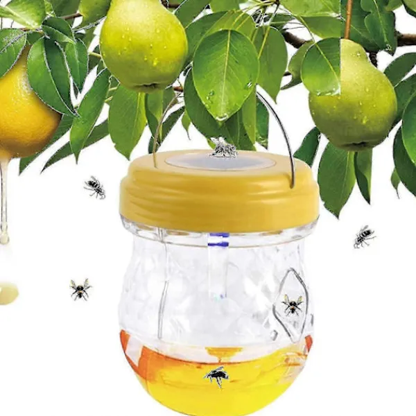 Skadedjur & Insekter-Soldriven fälla för utomhusbruk mot getingar, bålgetingar, fruktflugor och bin