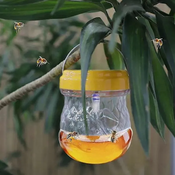 Skadedjur & Insekter-Soldriven fälla för utomhusbruk mot getingar, bålgetingar, fruktflugor och bin