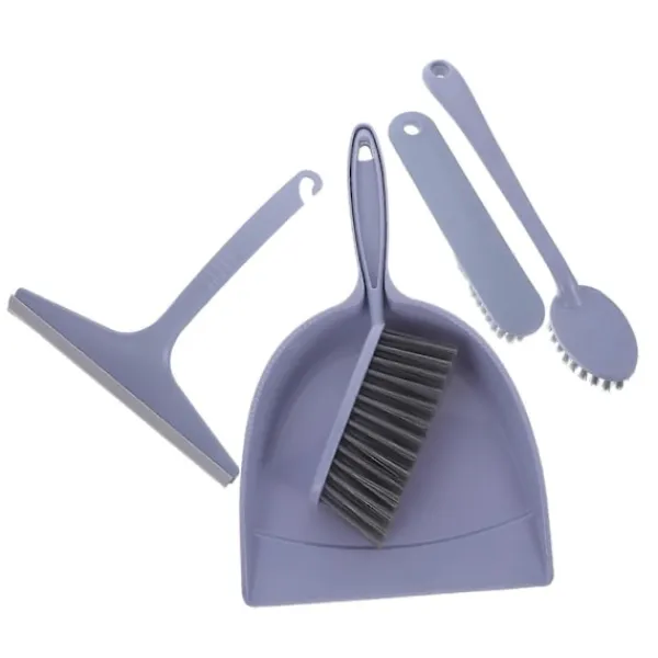 Rengöringsmedel-Sopborste Tillbehör Set Skrivbordsrengöringsverktyg Kontorsrengöringsborste Och Skyffel Lavendel 1Set Mångsidig Rengöring