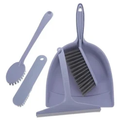 Rengöringsmedel-Sopborste Tillbehör Set Skrivbordsrengöringsverktyg Kontorsrengöringsborste Och Skyffel Lavendel 1Set Mångsidig Rengöring