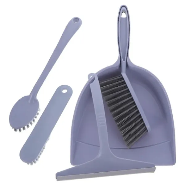 Rengöringsmedel-Sopborste Tillbehör Set Skrivbordsrengöringsverktyg Kontorsrengöringsborste Och Skyffel Lavendel 1Set Mångsidig Rengöring