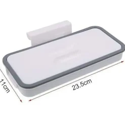 BEBETTER Soptunnor-Sopkassehållare med klämma för låda/dörr/skåp, idealisk för husbil, resor, hem, kök, avfallssortering