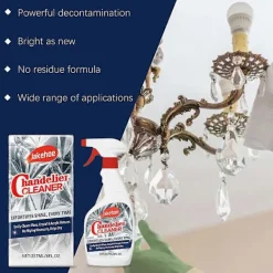 Rengöringsmedel-Sparkle Plenty Ljuskronrengöring Dropptorka Spray Utan Torkning - Dammtorkare & Rengöringsspray för Glas Utan Ränder 1PCs