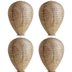 Skadedjur & Insekter-(Specialerbjudanden) 4 st getingfällor giftfritt pappersbete, avskräckande för bin - Getingbo