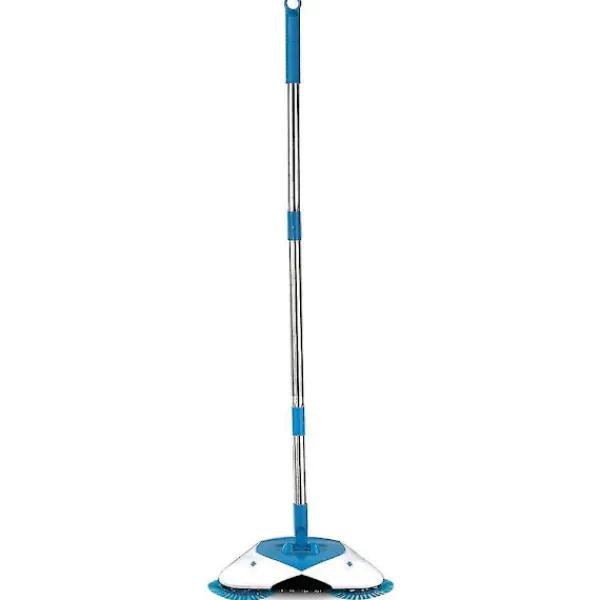 Städmaskiner-Spin Hand Push Broom Justerbar Sopa Utrustning Hem