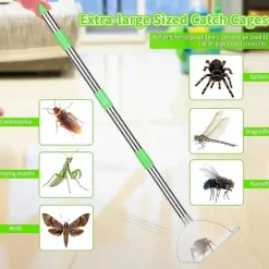 Skadedjur & Insekter-Spindel- och insektsfångare - Justerbar spindelfångare med långt handtag