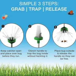 Skadedjur & Insekter-Spindelfångare, Extra lång insektsfångare med handtag för säker och human borttagning av spindlar och insekter