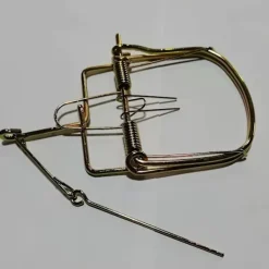 Skadedjur & Insekter-Spiralformad fälla i metall för utomhusbruk, för räv, rödlo, sork, skunk, myskoxe, kanin, skadedjursbekämpning, trädgårdsredskap, gyllene