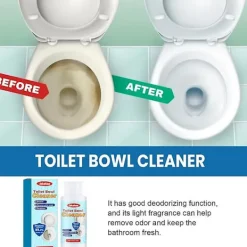 Rengöringsmedel-Splash Foam Toalettstädare, Toalettbowlstädare, Toalett Aktiv Syre Agent, Splash Skummande Toalettstädare för Squat-Toaletter, Urinals