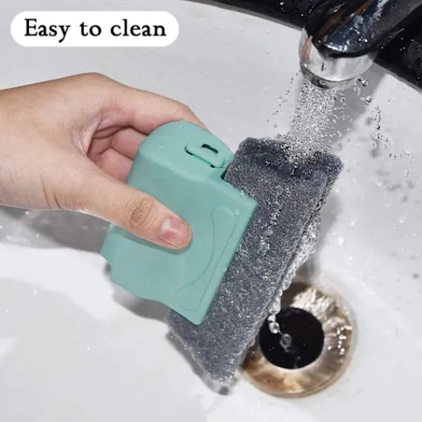 ATELA Fönsterrengöring-3st Creative Groove Rengöringsborste, Magic Fönsterrengöringsborste, Rengör snabbt alla hörn och luckor, Stark Power