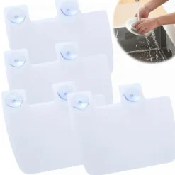 Svampar & Dukar-st. Diskpropp Vattenskydd för diskho Stänkskydd med starka plastkoppar - Sugkopp Vattenstänkskydd för diskho - Plast